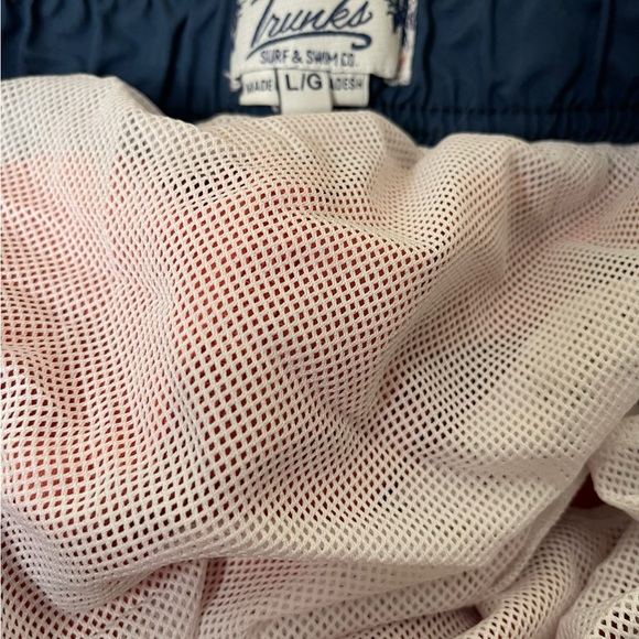 Surf & Swim Co. Men's Green orange/coral Swim Trunks L BoxAM - Picture 5 of 6